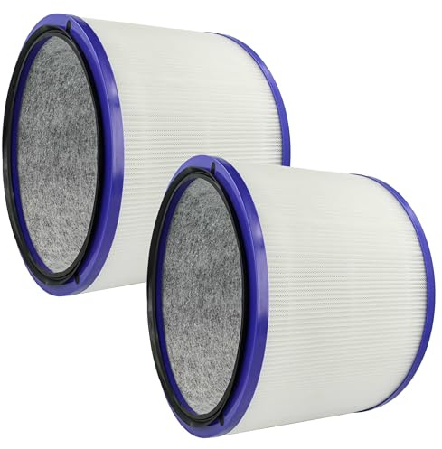 vhbw 2x HEPA Filter kompatibel mit Dyson Pure Cool Link HP03 | DP02, DP01, DP03, HP00, HP01, HP02 Luftreiniger - Ersatz-Filter