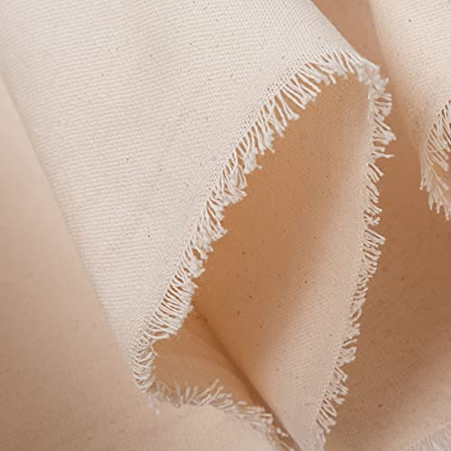 Leinwandstoff, 100 % Baumwolle, 280 g/m², 170,2 cm breit, Baumwoll-Leinenstoff, Meterware, 1 Stück