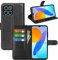 Fertuo Cover per Honor X6 / Honor X8 5G / Honor 70 Lite, Custodia Portafoglio Cover a Libro in Pelle Flip Case con Silicone Bumper, Fibbia Magnetica, Porta Carte, Kickstand, per Honor X6, Nero