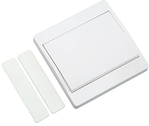 Interruttore Telecomando Wireless, Interruttore Luce Wireless 433MHZ Autoalimentato Senza Batteria per Letto