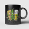 Tasse Keramik Kaffeebecher Neuheit Kaffee-Becher Geschenk Für Vatertag Frauen Männer 330Ml Weed Cannabis Stoner Hippie Marihuana Lustiges Bier Pizza Stoner Weed Stoner Ganja Pot Smoker Geschenke