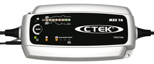 CTEK Autobatterie Ladegerät Batterieladegerät für KFZ LKW Motorrad | Kurzschlussschutz | Überhitzungsschutz | Spannungsspitzenschutz 56-843