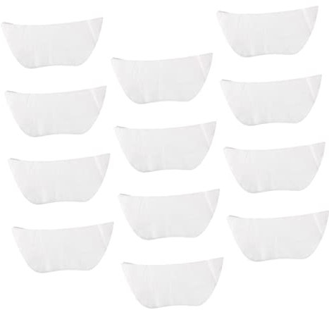 100 Feuilles Membrane Cervicale De Toilette Jetables Docile Fibres Végétales Outil Blanche