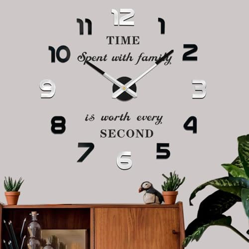 Vangold Wanduhr Groß XXL für Wohnzimmer Küche