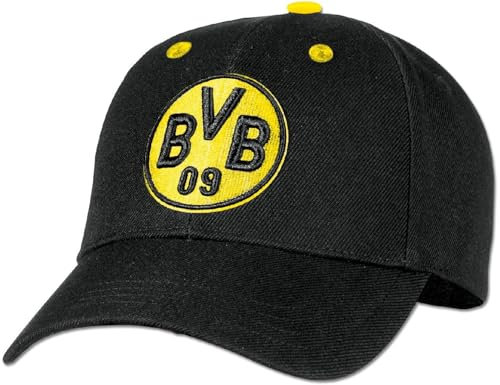 Borussia Dortmund BVB Cap (DE/NL/SE/PL, Alphanumerisch, Einheitsgröße, Black)