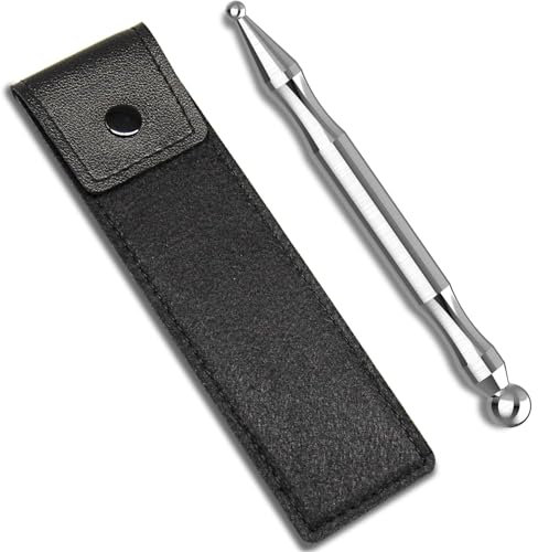 KEINE MARKE Stylo d'acupuncture, bâtonnets d'acupuncture, stylo d'acupression, bâton d'acupression, bâton d'acupression à double tête en acier inoxydable