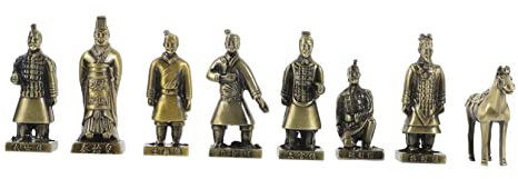 Ciieeo 8pièces Figurines De Terracotta Décorations Anciennes De Bureau Sculptures De Ornements Vintage