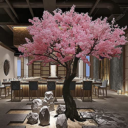 piante finte da esterno grandi Albero Artificiale Rotondo Di Fiori Di Pesco, Grandi Alberi Di Fiori Di Ciliegio Di Simulazione Pianta Finta Wishing Tree Party Restaurant Decorazione Di Eventi Di Nozze