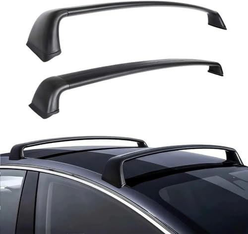 CKLS Aluminium Dachträger Relingträger Dachgepäckträger für Tesla Model 3 2017-2022, 2 Stück Fahrradträger Dachboxen Dachgepäckablage Dachrelingträger Querstangen