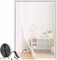 Porte Moustiquaire Magnétique 125×255cm Blanc Magnet Fly Screen Door Filet D'Adsorption MagnéTique EntièRement MagnéTiquePour FenêTre De Garage