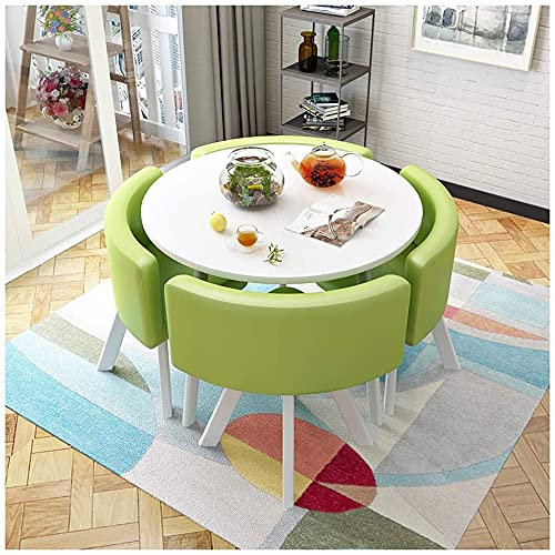 SUNMME Business-Esstisch-Set, Wohnzimmer, runder Esstisch und Stühle, Balkon, Büro, Lounge, Garten, Besprechungsraum, Nagelstudio, Bekleidungsgeschäft, Café