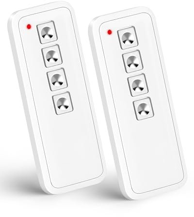 Selridasia 433Mhz Garagentoröffner Fernbedienung Ersatz für Novotron 524 Design, Kompatibel mit Handsender Novoferm Novotron 502 512 514 64/128 Bit Verschlüsselung Keeloq Code, 2 Stück