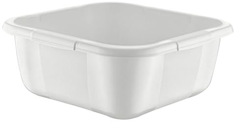 Best House | Square Basin | Kitchen Washing Up Bowl | 9.6 Litres | Nordic Grey | 1 PC | Multipurpose Bath Tub/Washing Tub for Kitchen, Bathroom, and Household Use (Pack of 1)