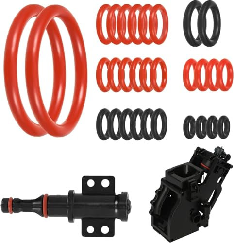 Vasmeiy Lot de 30 joints toriques en silicone joint torique, joints d'étanchéité pour soupape de support, soupape à vapeur, soupape d'écoulement, machine à café Pièces de