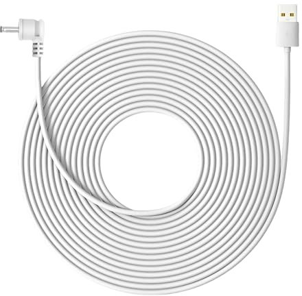 Piceioep Sturdy USB Charging Cable Designs For NEST Cams Battery Version With Weatherproof Features 5.2m/7.6m/10m Length