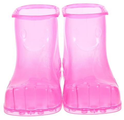 Fußmassageschuhe aus Pvc, 1 Paar, für Haushalt und Fußbad | Leckdicht, Hochdicht, Verschleißfest, Entspannend für Füße, Passend für Zuhause und Massagesalons