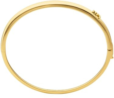 Michael Kors Damen-Armband aus der Premium-Kollektion. Schmuck aus Messing in der Farbe Gold mit glänzendem Finish und Kristallen. Maße: Länge 178 mm, Breite 6,8 mm. Die Referenz ist MKJ8540710