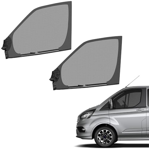 Mosquiteras Magnéticas para Ventanas Laterales de Coche para Renault Trafic 2001-2014, 2 Pcs Elástica Transpirable Protección Solar para Coche