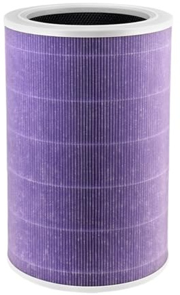 Compatible for Xiaomi, 4 Lite Air Purifier Filter with Activated Carbon Filter,Compatible for Mijia, Air Purifier PM2.5 Formaldehyde(Purple 1PCS)