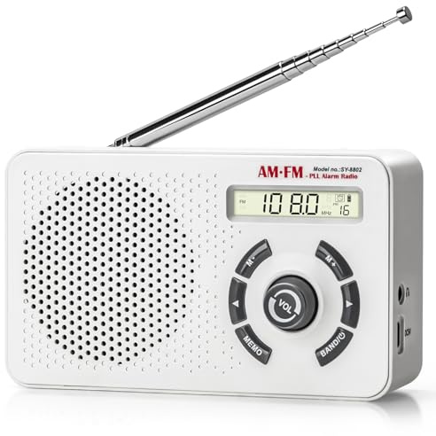 Tendak Radio Portable FM/AM/SW Radio a Pile, Transistor Radio avec Rechargeable Batterie 2000mAh, Excellente Réception, Excellente Qualité Sonore