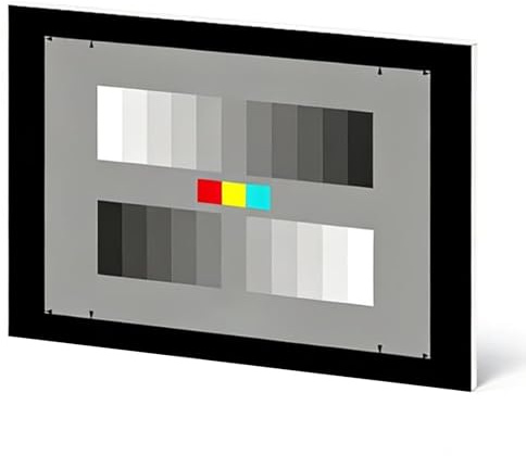 Grayscale Test Chart for Color Calibration - Essential Tool for Photographers and Videographers to Enhance Image Quality and Accurate Color in Photos and Videos