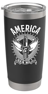 Amerika USA Design Doppelwandiger Edelstahl-Thermobecher