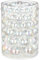 Inge-Glas 14140E460MO Kugelsortiment 60 Stück/Vorteilsdose,18x4 / 20x5 / 16x6 / 6x7 cm Glasklar Irisierend