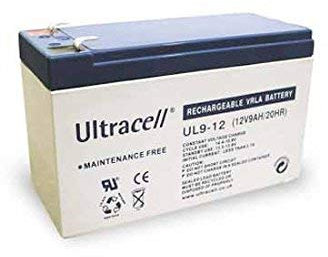 Batería Recargable de Plomo 12 V 9 Ah Ultracell Europeo