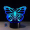 HPBN8 Ltd 3D Schmetterling Lampe USB Power 7/16 Farbwechsel Fernbedienung Berühren Nachttisch Schreibtisch-Nacht licht USB-Kabel für Kinder Schlafzimmer Weihnachten Geburtstagsgeschenke