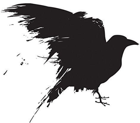 Black Raven Game of Thrones Sticker | Laptop, Car, Fridge, Wall Art Decal