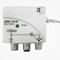Fuente de alimentación conmutada para Amplificador de mástil con entradas terrestre y satélite, 12v / 100mA, 2 Salidas de RF.