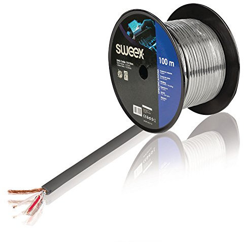 Sweex Data Cable on Reel 2x 0.23 mm² 100 m Dark Grey