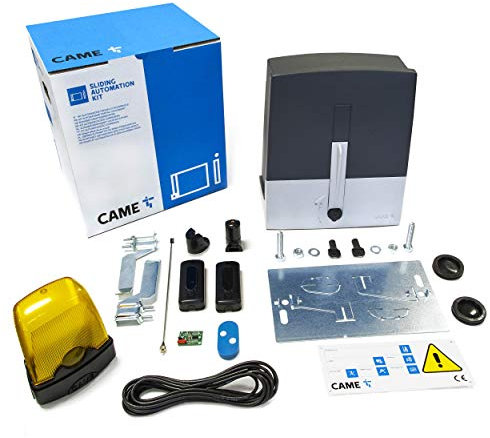 CAME 8K01MS-015 KIT BXL PER CANCELLI SCORREVOLI FINO A 10 METRI E 400 KG DI PESO, SISTEMA DC 24 V, COLORE GRIGIO