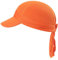 Arcweg Bandana Cap Kopftuch Mit Schirm Atmungsaktiv Pirat Kappe UV Schutz Verstellbar Bikertuch Radsport Mützen Schnelltrockned Orange