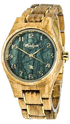 Waidzeit YM03 Barrique Sémillion Uhr Damenuhr Holz Holz Analog Braun