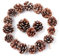 Anstore 30 Pine Cones 4 to 6 cm Snow Christmas Pine Cones Ornament Natural Pine Cones With String Pendant Crafts for Gift Tag Wreaths Garlands Xmas Tree Party Hanging Decoration