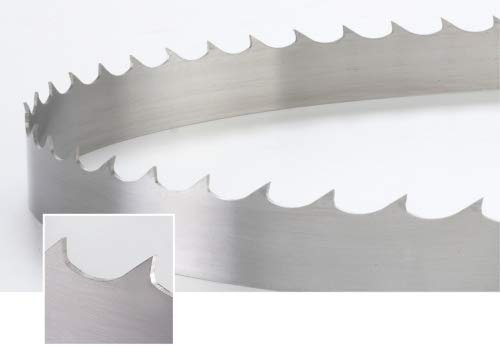 SBM - 3 lame per sega a nastro per legno per seghe mobili, 4140 x 35 x 1,1 mm, distanza tra i denti di 22 mm