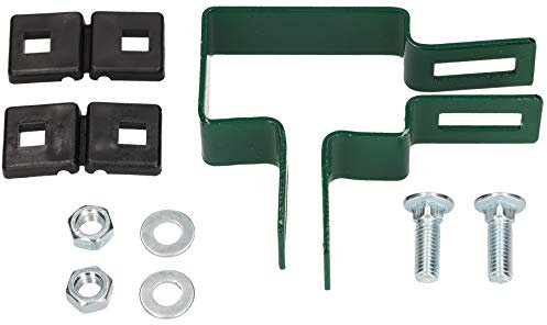 KOTARBAU® Eckschelle rechteckig 60 x 40 mm Zaunschelle für Zaunpfosten Grün Befestigung von Gitterstabmatten