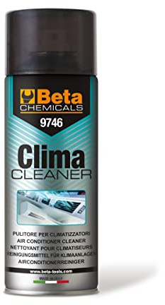 Beta Chemicals 9746 Clima Cleaner Pulitore per Climatizzatori Auto Formulazione Schiumogena con Cannuccia 400ml