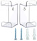 Support D'Affichage de ContrôLeur Compatible avec la PoignéE PS3//, Support de Casque de Support Mural pour Manette de -Transparent
