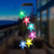 MOERAE Seestern Windspiele für Draußen, Windspiel Solar Led Mobile Windspiel 7 Farbwechsel, Hängend Solar Wind Glockenspiel, Hängeleuchte für Garten Terrasse Balkon Deko, Muttertagsgeschenke
