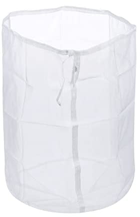 sourcing map 100 Mesh Paint Strainer Bag 17.7 Dia Nylon Filter with Drawstring for Filtering Paint, Gasoline, Fuel, Home Brewing