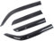 TOYSPY Auto Seitenfenster Windabweiser für E-Class W210 W211 W212 1996-2017,Regenabweiser Abweiser Visiere Regenschutz Markise Schild Vent Guard ZubehöR,W210 96-02 Sedan