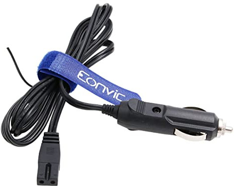Eonvic 12 V/24 V DC Zigarettenanzünder-Verlängerungskabel, Auto-Kühlschrank-Stromkabel, Verlängerungskabel, B-Typ-Stecker 16 AWG, Van-Kühl- und Heizkastenstecker, Mini-Kühlschrank(24 V, 1,5 m)