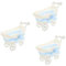 HOMSFOU 3st Party Geflochtene Körbe Baby-dusche-Wagen-Kinderwagen-herzstück Einkaufswagen Für Kinder Süßigkeitenschachteln Für Die Babyparty Servierkorb Einkaufen Baby-Box Hochzeit Pp