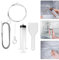 Refrigerator Drain Hole Cleaning Tool Kit Refrigerator Brush Fridge Drain Hole Remover Dredge Deicing Tool Pipe Frozen Ice Scraper Reusable Cleaning 5-piece Set