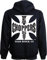 WEST COAST CHOPPERS WCC Hoodie Iron Cross Light Cotton Schwarz L