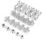 Adaptateur de Vis de Trépied 20 Pièces 1 4 Pouces 3 8 Pouces Convertisseur Mâle Femelle Adaptateur fileté Vis Accessoire