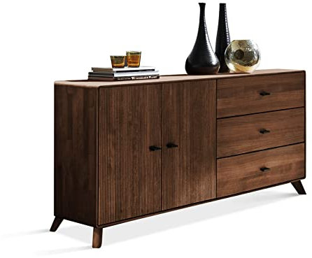 moebel-eins Jakarta Sideboard I, Material Massivholz, Kernbuche Tabak geölt