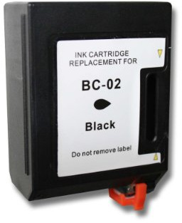 vhbw Tintenpatrone Schwarz als Ersatz für Canon BC-01 | BX-02, BC-02 (wiederaufgefüllt, 23ml)